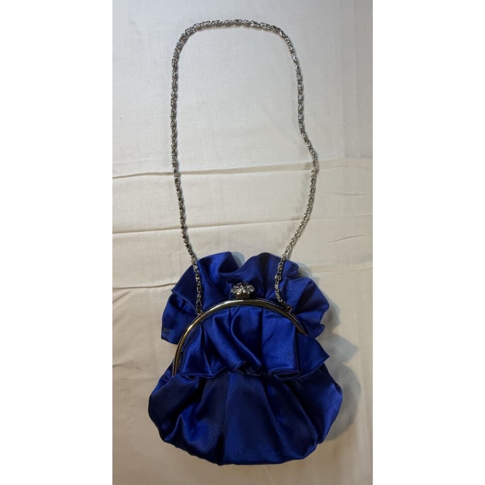 🌹✨ Floral Satin Evening Bag Clutch Purse 👛 Rose Pattern with Chain Strap
